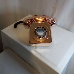 Wild & Wolf 746 Rotary Design Retro Landline Telephone Copper Phone EC